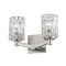 Z-Lite Aubrey 2 Light Vanity, Brushed Nickel & Clear 1931-2V-BN - alternate 2